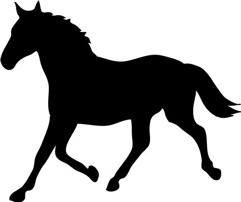 horse silhouette clip art free.